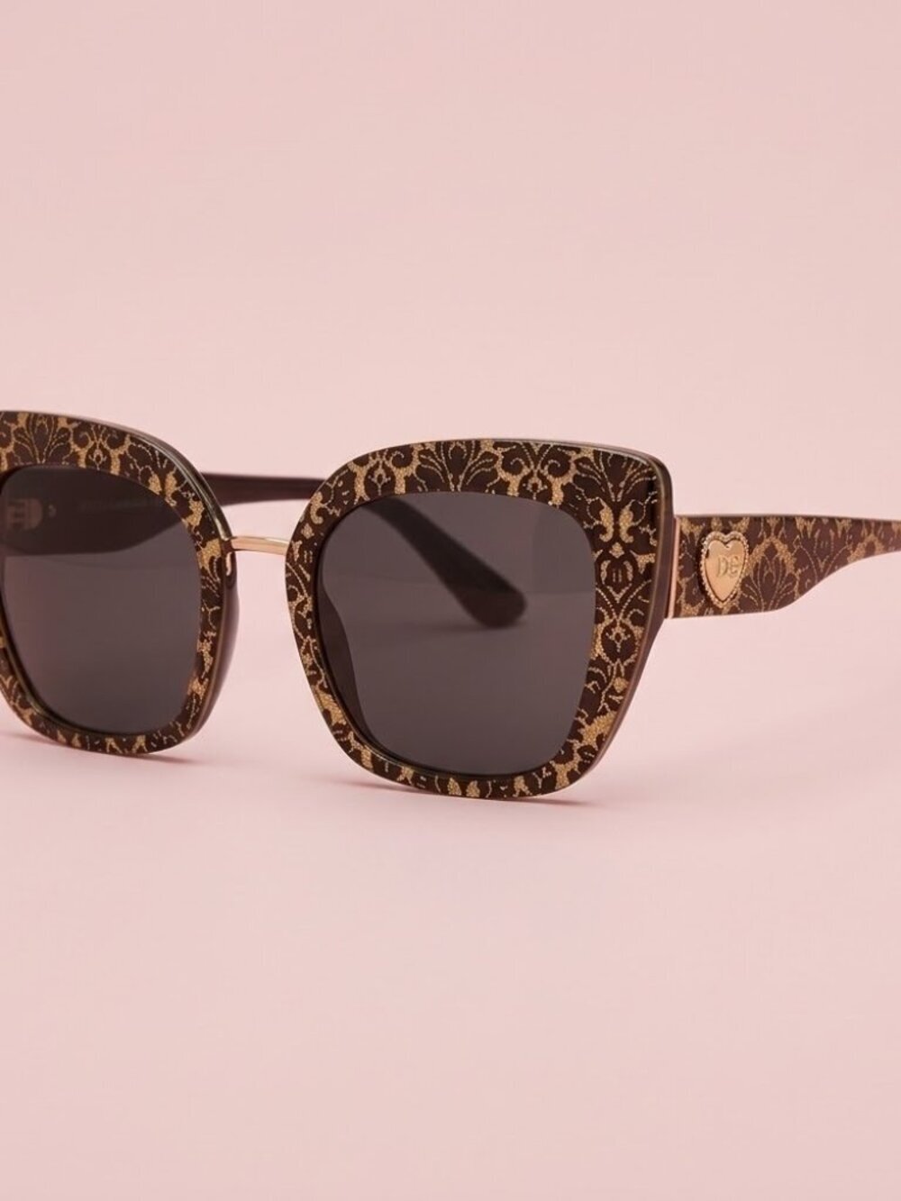 NWT Dolce & Gabanna Gold Floral Sunglasses‎
